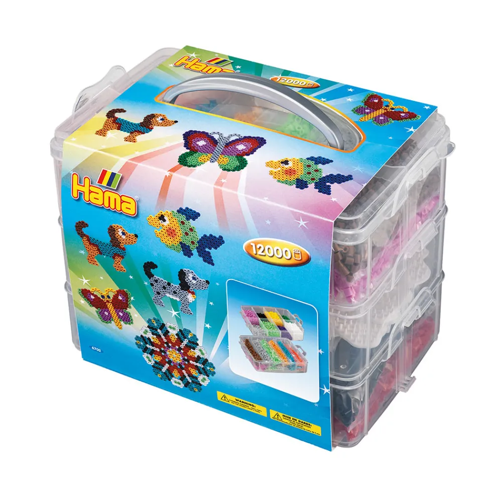 Hama Perler Og Perlesett>Midi Stor boks 12.000 stk.