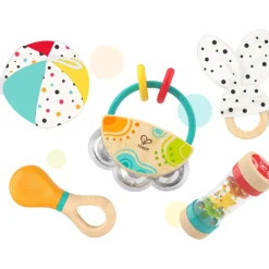 Hape Aktivitetsleker>5 In 1 Baby Sensory Set