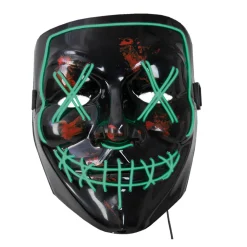 RINGO Tilbehør Og Dekor | Kostymer>Horror maske LED - Grønn