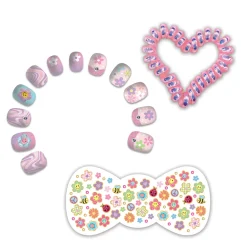 Hot Focus Sminke Og Hår>Neglesett m/armbånd og stickers