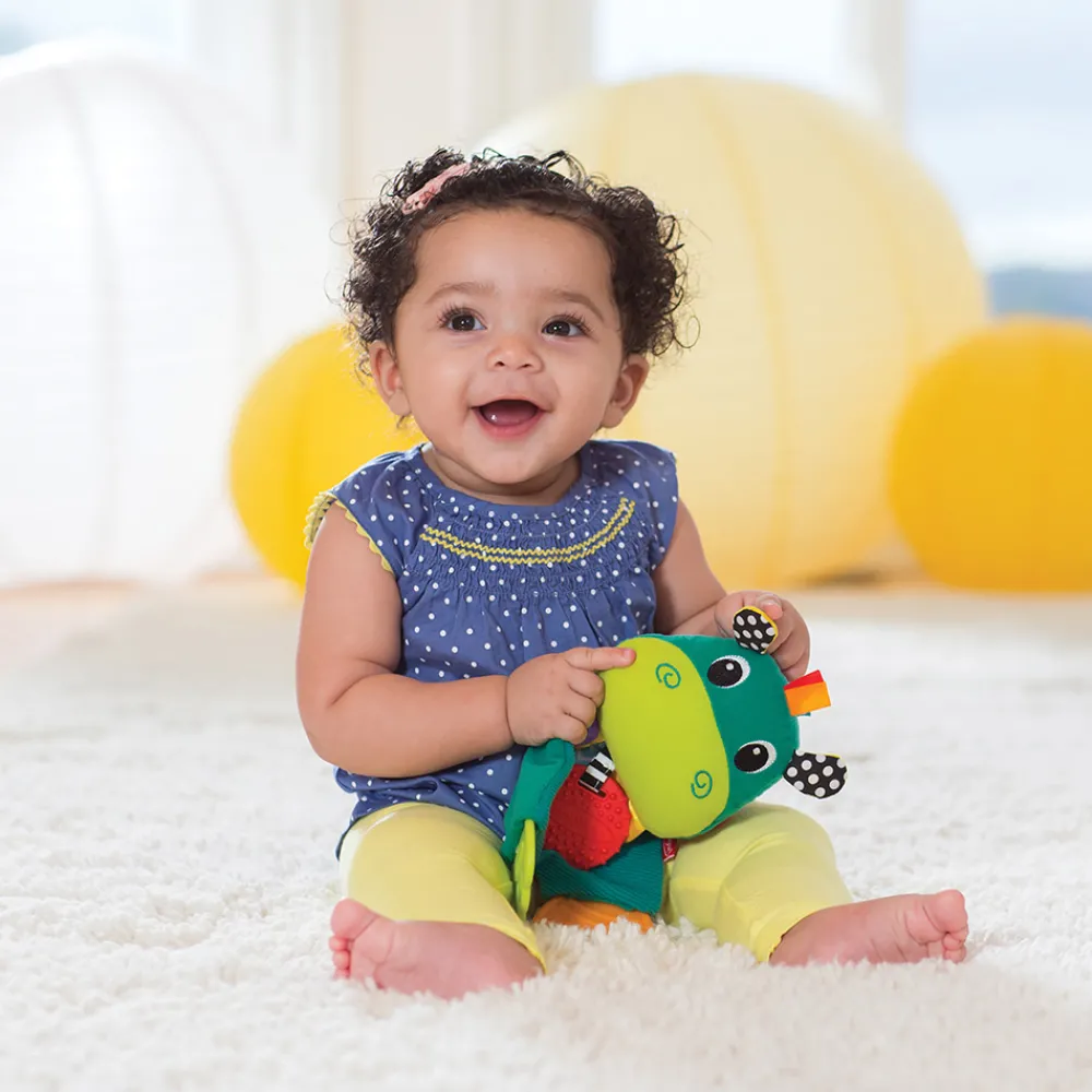 Infantino Aktivitetsleker | Biteleker>- Cuddly Teether Flodhest