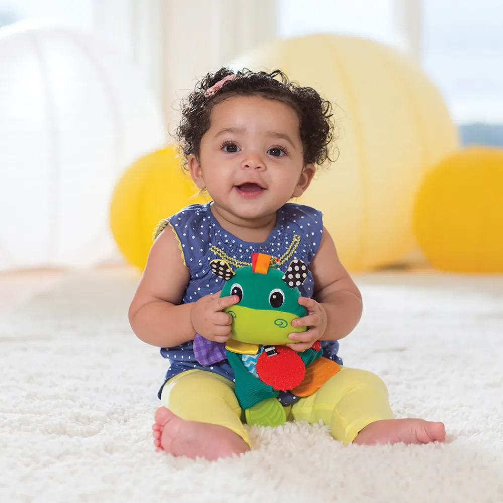 Infantino Aktivitetsleker | Biteleker>- Cuddly Teether Flodhest
