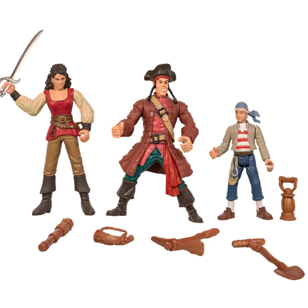 Kaptein Sabeltann Kaptein Sabeltann>- Langemann, Pinky, Rosa figurer 3 pk.