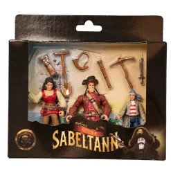 Kaptein Sabeltann Kaptein Sabeltann>- Langemann, Pinky, Rosa figurer 3 pk.