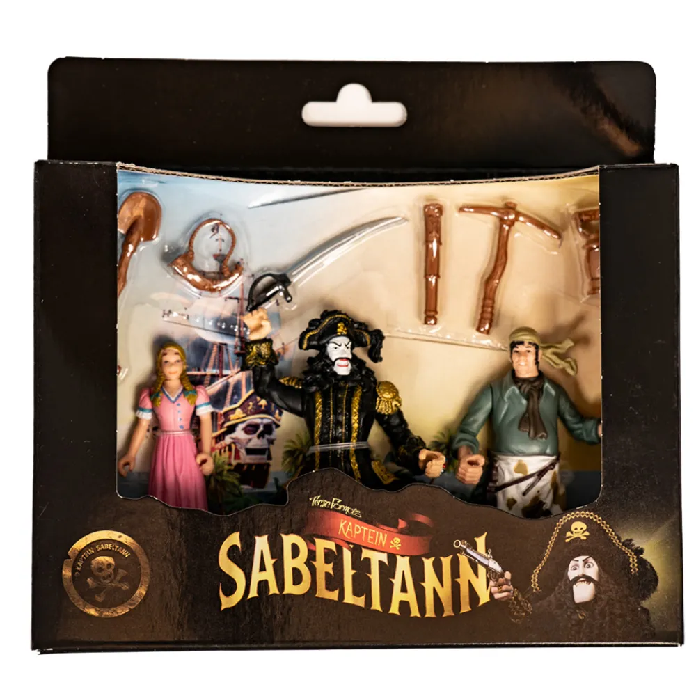 Kaptein Sabeltann Kaptein Sabeltann>- Sabeltann, Sunniva, Skalken figurer 3 pk.