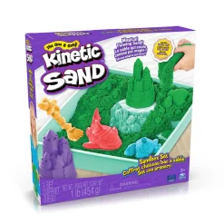 Kinetic Sand Diy Og Hobby>Sandbox Set - Grønn