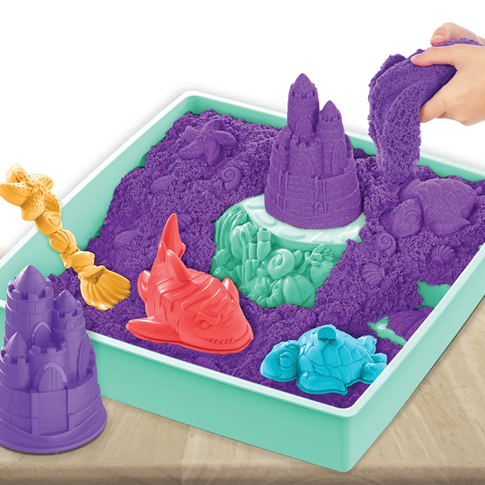 Kinetic Sand Diy Og Hobby>Sandbox Set - Lilla