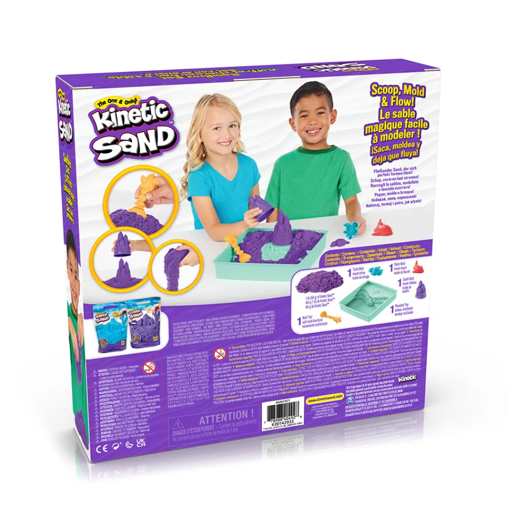 Kinetic Sand Diy Og Hobby>Sandbox Set - Lilla