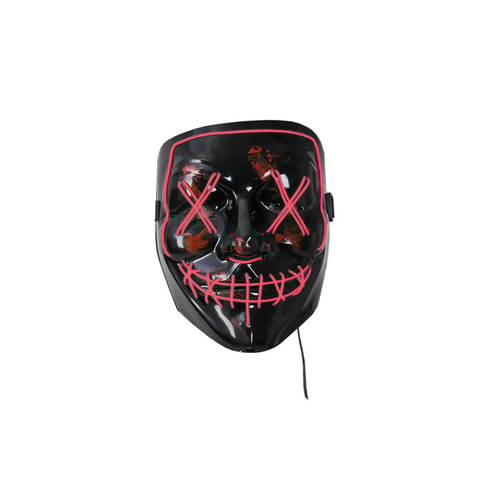 RINGO Tilbehør Og Dekor | Kostymer>LED skrekkmaske rød