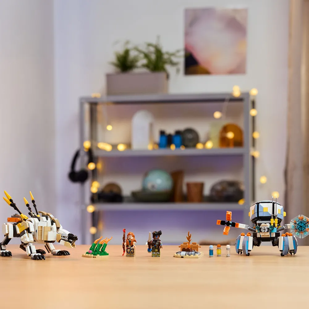 LEGO Lego Nyheter | Lego Horizon>77037 Aloy og Varl mot skallvandrer og sagtann