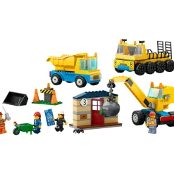 LEGO Lego City>60391 Anleggsmaskiner og kran med rivningskule
