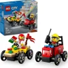 LEGO Lekebiler | Lego City>60458 Billøp mellom pizzabil og brannbil