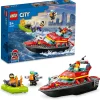 LEGO Båt, Helikopter Og Fly | Utrykningskjøretøy>60373 Brannvesenets redningsbåt