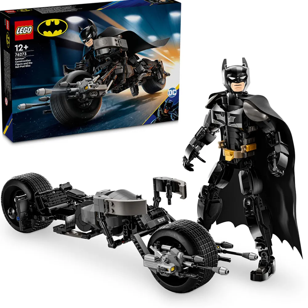 LEGO Lego Super Heroes Dc | Dc>76273 Byggbar Batman™-figur og batpod-sykkelen
