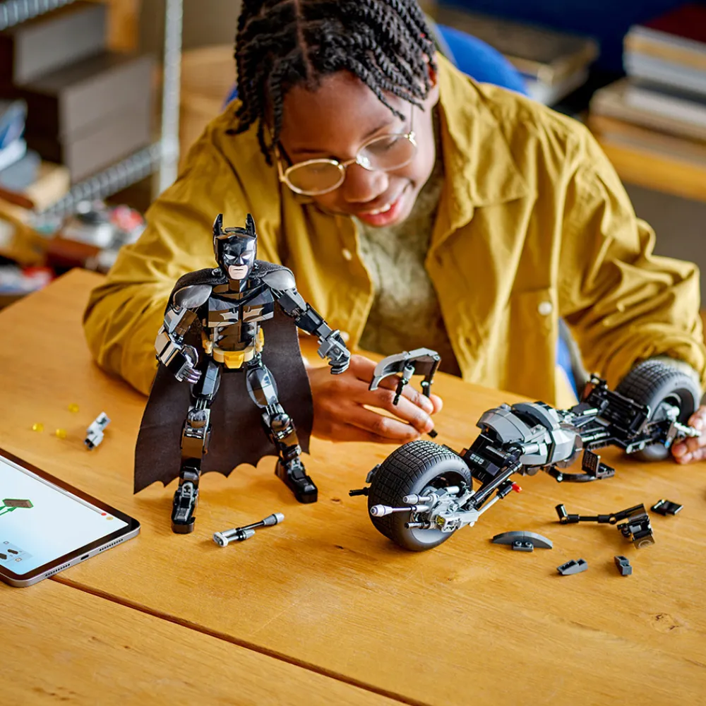 LEGO Lego Super Heroes Dc | Dc>76273 Byggbar Batman™-figur og batpod-sykkelen