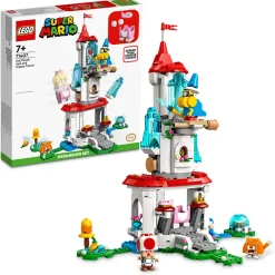 LEGO, Super Mario Lego Super Mario | Super Mario>LEGO 71407 Ekstrabanesettet Cat Peach-drakt og Istårn