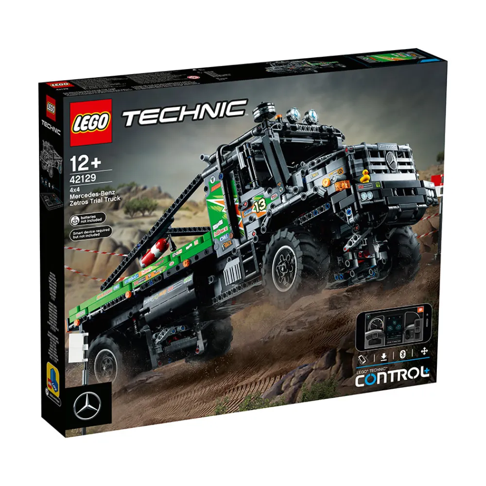 LEGO Lekebiler | Lego Technic>42129 Firehjulsdrevet Mercedes-Benz Zetros konkurransetruck