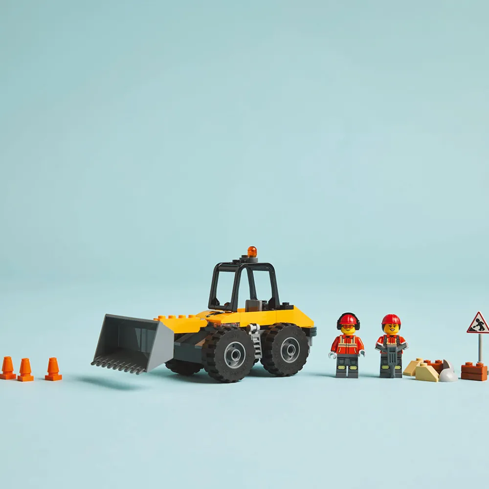 LEGO Lastebil, Gravemaskin Og Traktor | Lego City>60450 Gul hjullaster
