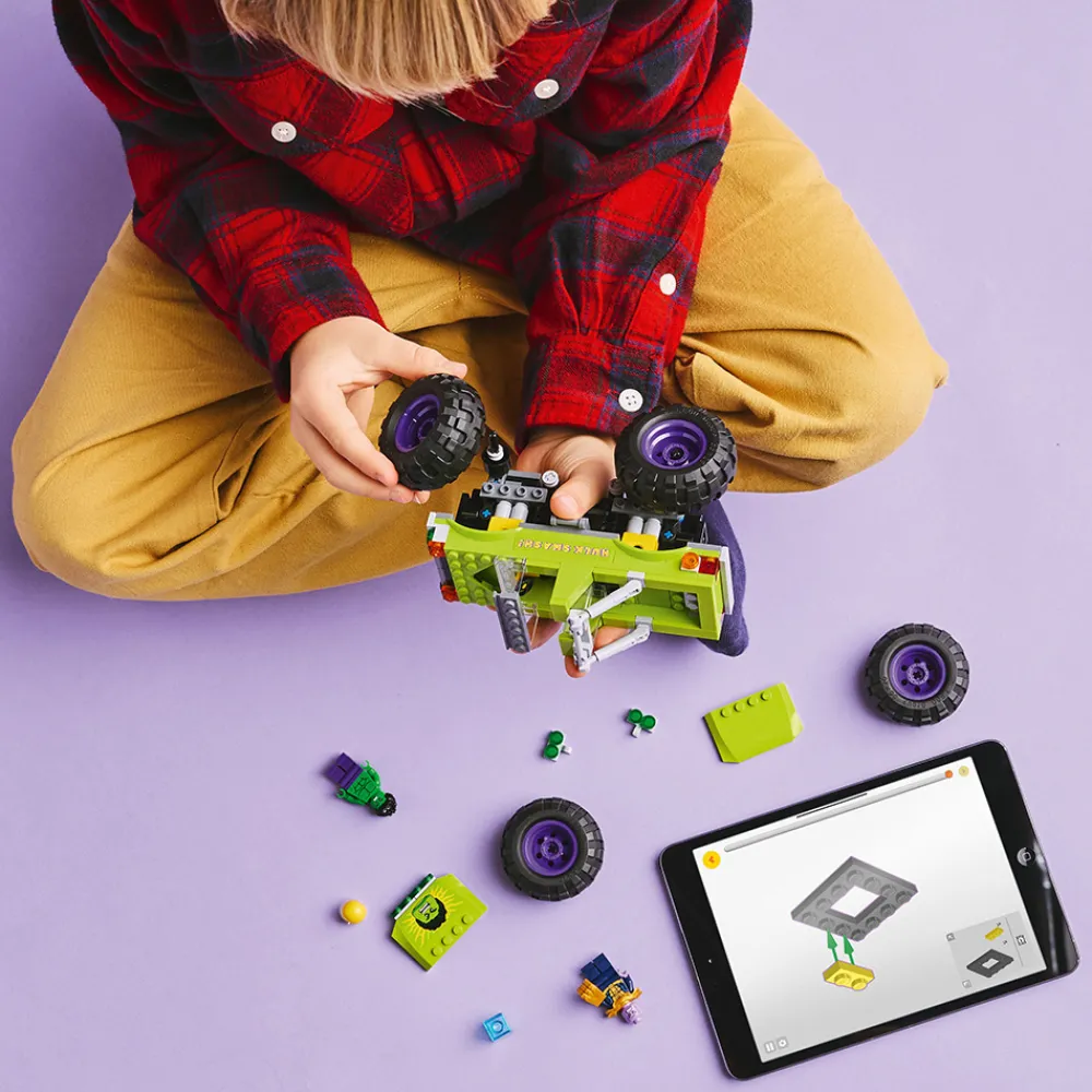 LEGO Lego Super Heroes Marvel | Lego Nyheter>76312 Hulk-monstertruck mot Thanos