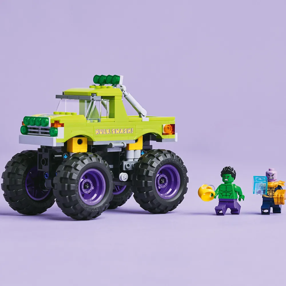 LEGO Lego Super Heroes Marvel | Lego Nyheter>76312 Hulk-monstertruck mot Thanos