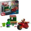 LEGO Lego Super Heroes Marvel | Marvel>76287 Iron Man med motorsykkel og Hulken