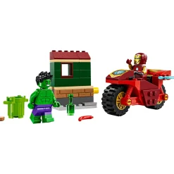 LEGO Lego Super Heroes Marvel | Marvel>76287 Iron Man med motorsykkel og Hulken