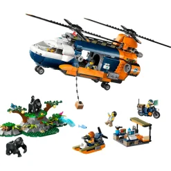 LEGO Lego City>60437 Jungelutforskerens helikopter-baseleir