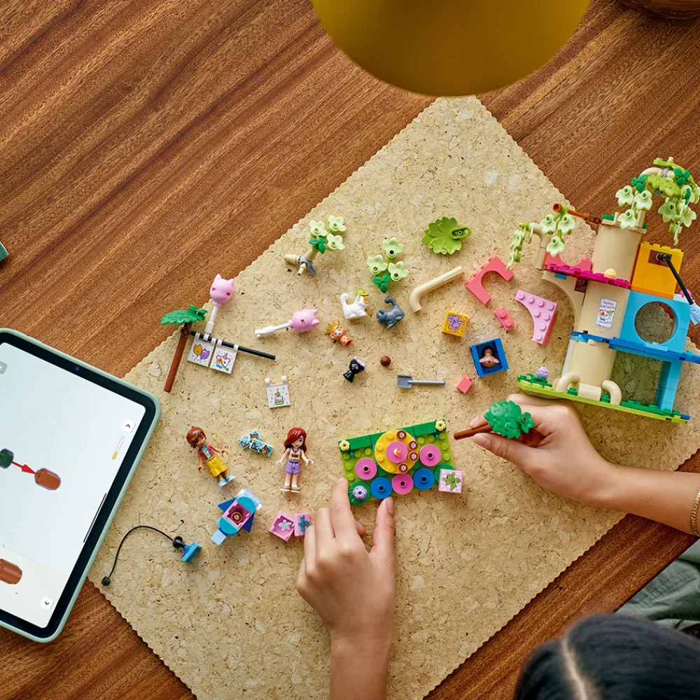 LEGO Lego Friends | Lego Nyheter>42666 Kattens bursdagsfest og leketre