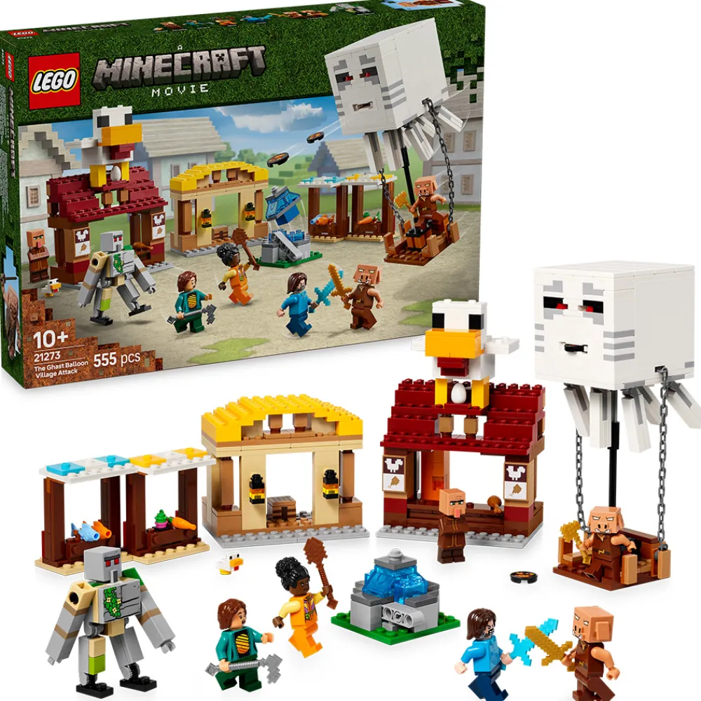 LEGO Lego Minecraft | Lego Nyheter>21273 Landsbyangrep med Geist-ballong