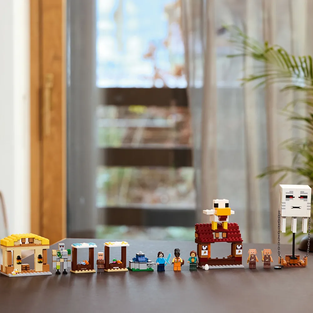 LEGO Lego Minecraft | Lego Nyheter>21273 Landsbyangrep med Geist-ballong