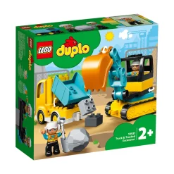LEGO Lastebil, Gravemaskin Og Traktor | Duplo>10931 Lastebil og beltegravemaskin