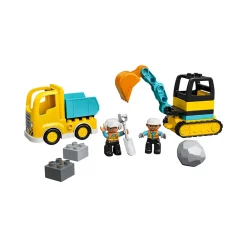 LEGO Lastebil, Gravemaskin Og Traktor | Duplo>10931 Lastebil og beltegravemaskin