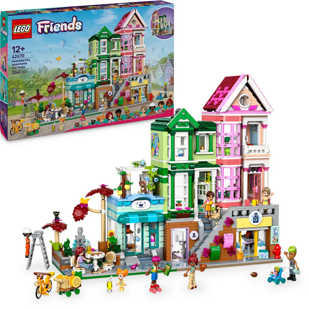 LEGO Lego Friends>42670 Leiligheter og butikker i Heartlake City