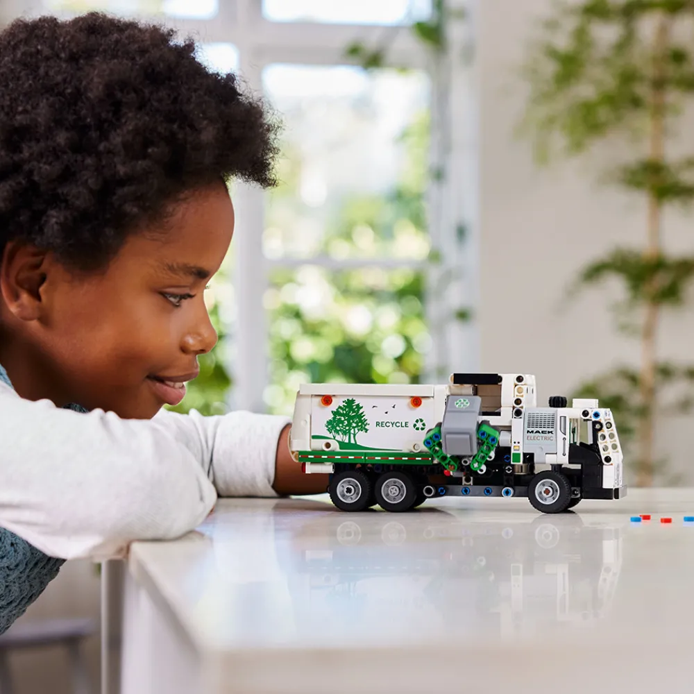 LEGO Lastebil, Gravemaskin Og Traktor | Lego Technic>42167 Mack® LR Electric søppelbil