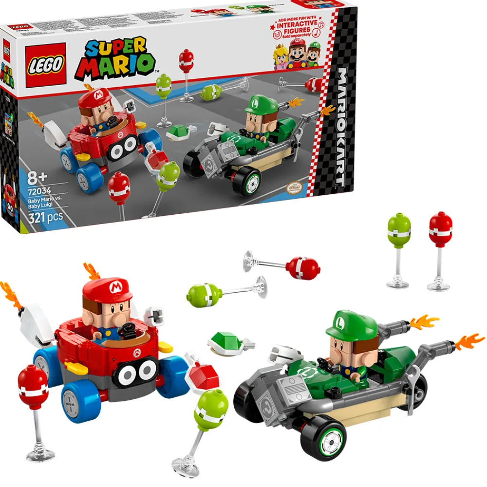 LEGO Lego Super Mario | Super Mario>72034 Mario Kart™ – Baby Mario mot Baby Luigi
