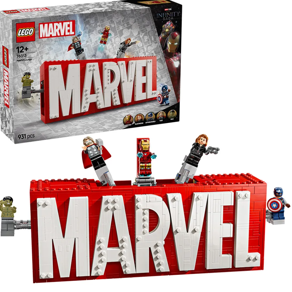LEGO Lego Super Heroes Marvel | Marvel>76313 MARVEL logo og minifigurer
