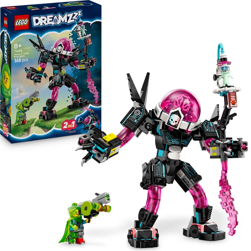 LEGO Lego Dreamzzz | Lego Nyheter>71495 Mateo mot Kyberhjerne-roboten