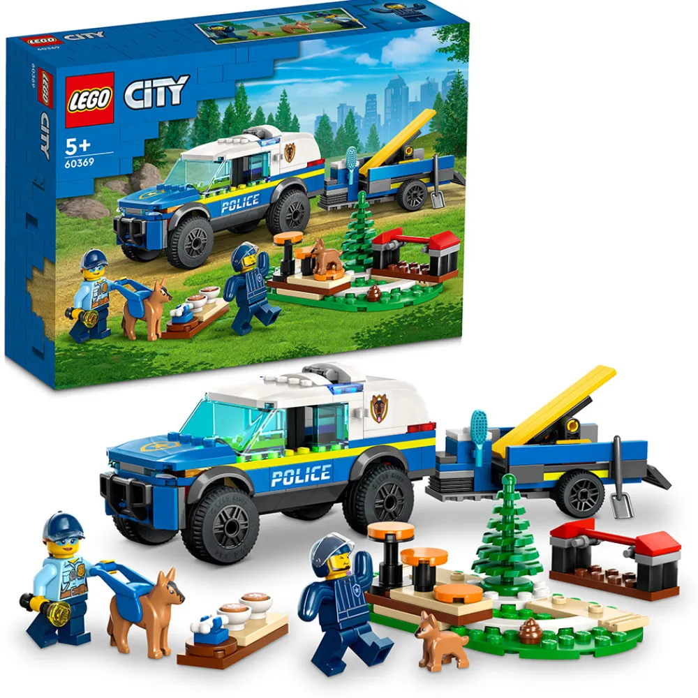 LEGO Utrykningskjøretøy | Lego City>60369 Mobilt treningssett for politihunder