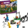 LEGO Lego Fortnite | Lego Nyheter>77075 Peely og Sparkplug slår leir på sletten
