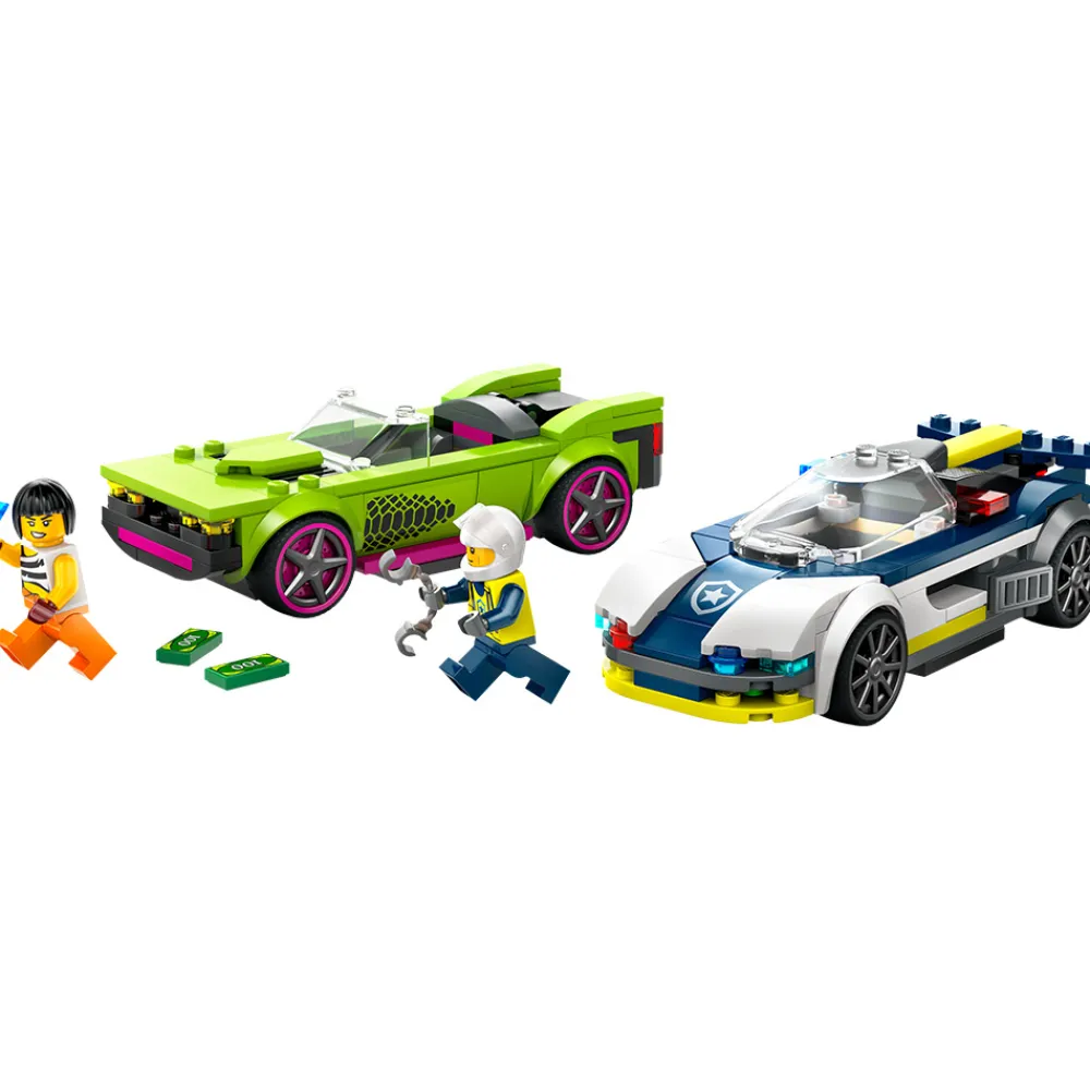 LEGO Utrykningskjøretøy | Lekebiler>60415 Politibil på muskelbil-jakt