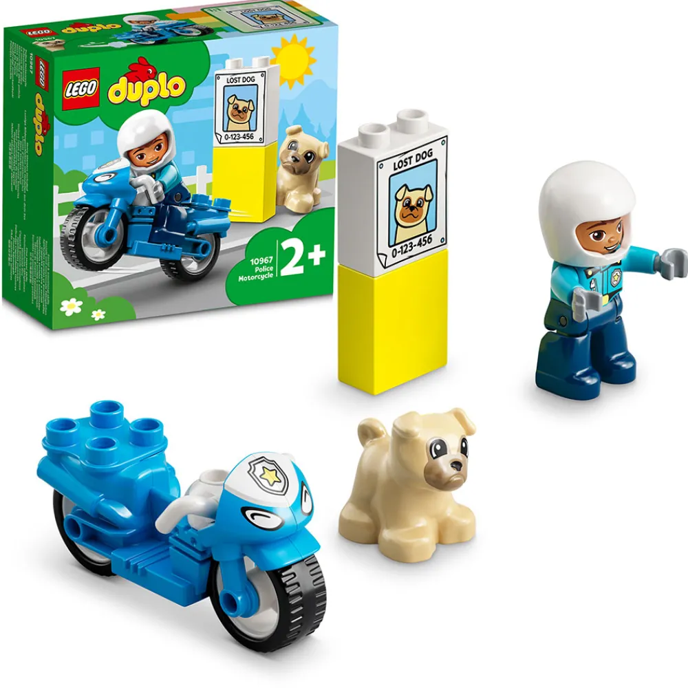 LEGO Utrykningskjøretøy | Duplo>10967 Politimotorsykkel
