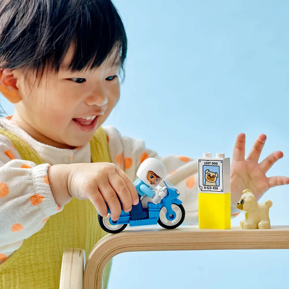 LEGO Utrykningskjøretøy | Duplo>10967 Politimotorsykkel