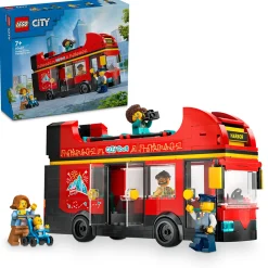 LEGO Lego City>60407 Rød dobbeltdekker-turistbuss