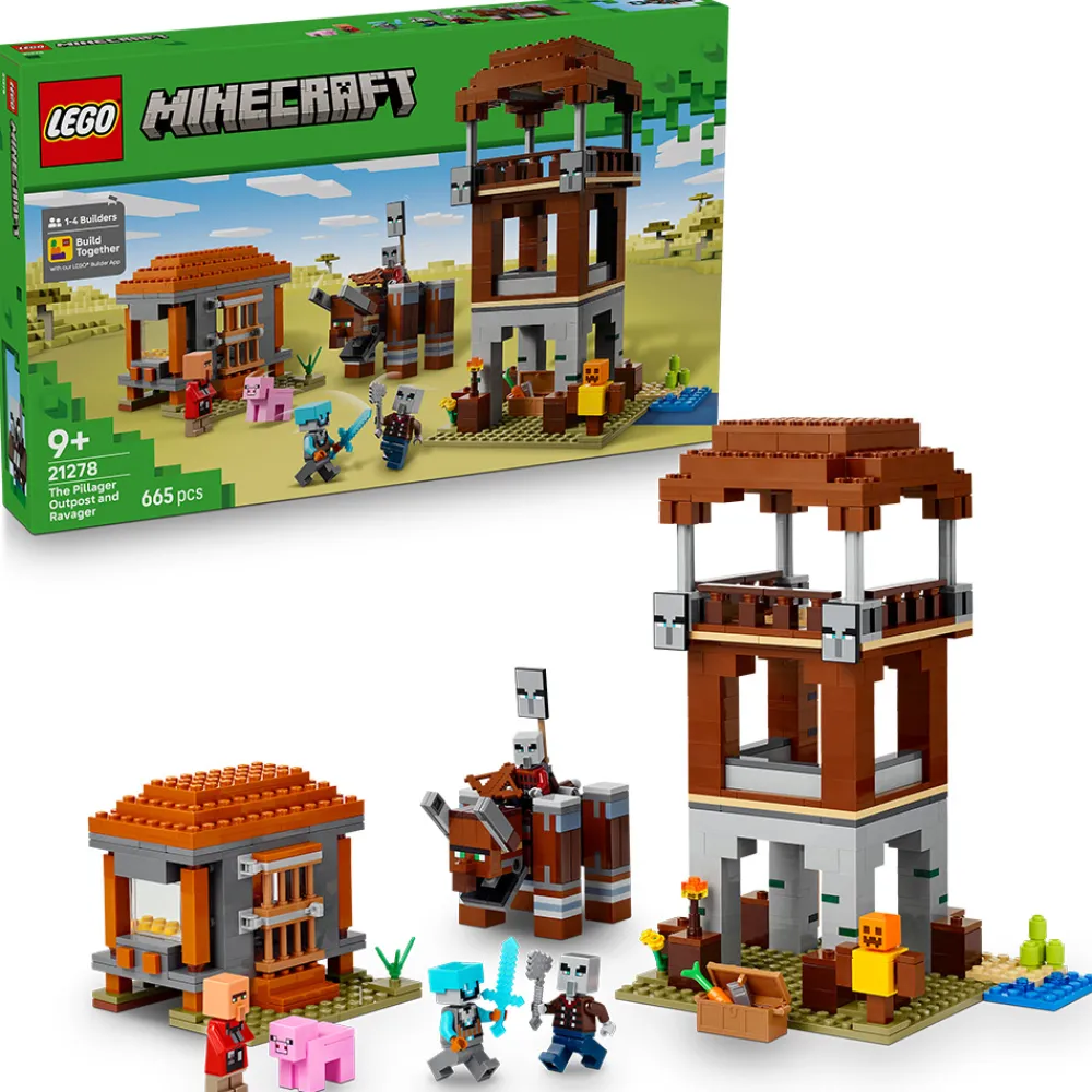 LEGO Lego Minecraft | Lego Nyheter>21278 Røvernes utpost og olmt beist