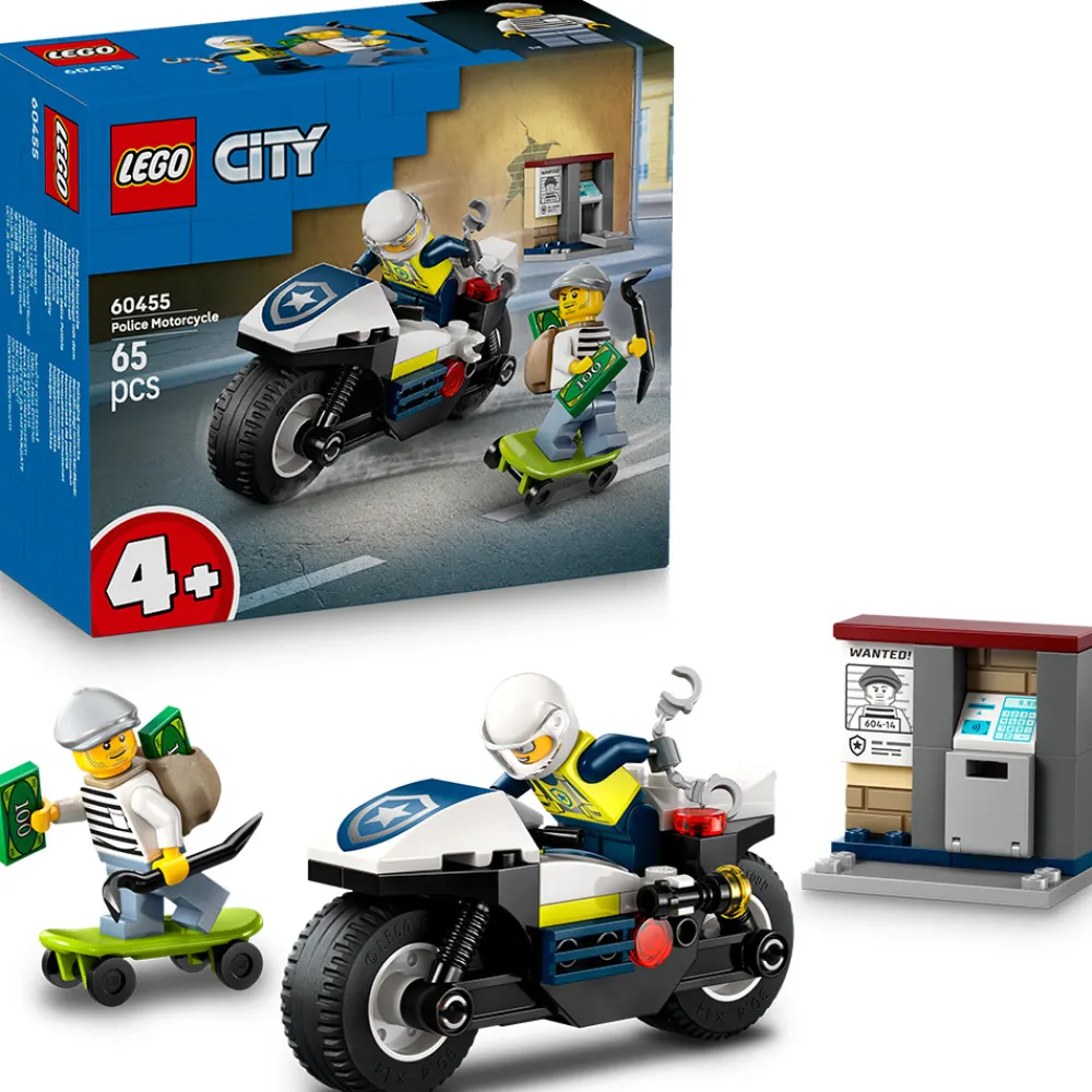 LEGO Lego City | Lego Nyheter>60455 Skurkejakt med motorsykkelpolitiet