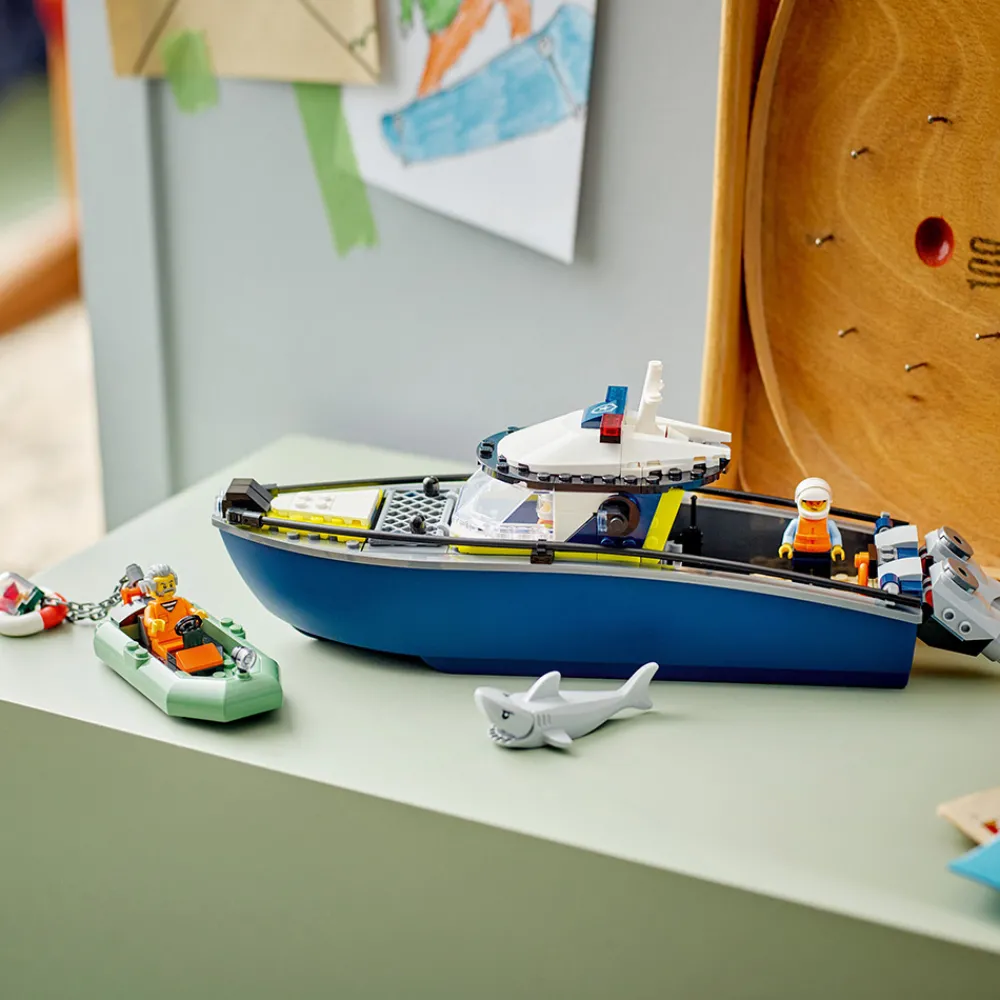 LEGO Lego City | Lego Nyheter>60456 Skurkejakt med politibåt