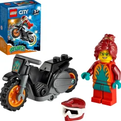 LEGO Lego City>60311 Stuntmotorsykkel og flammedrakt-figur