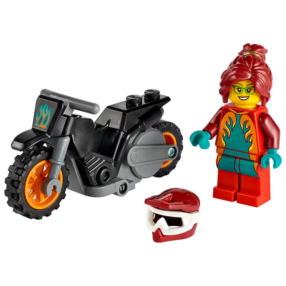 LEGO Lego City>60311 Stuntmotorsykkel og flammedrakt-figur