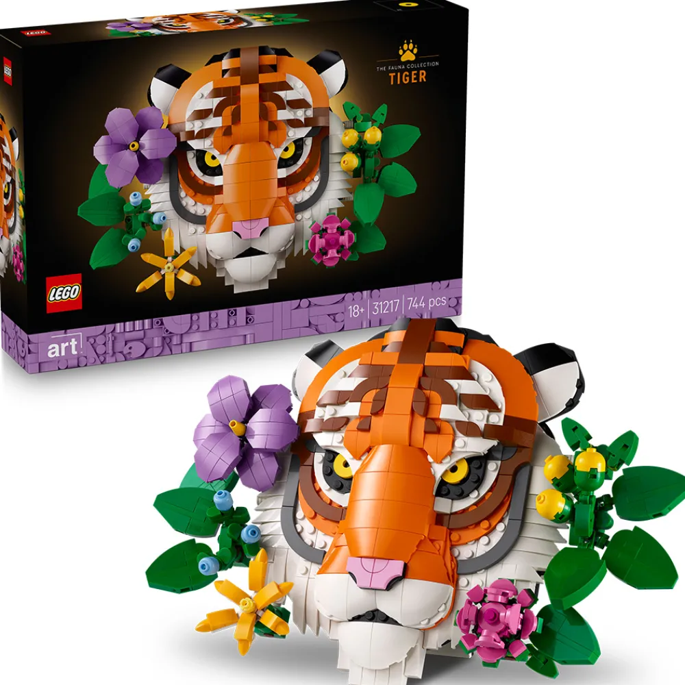 LEGO Lego Art | Lego Nyheter>31217 The Fauna Collection – Tiger