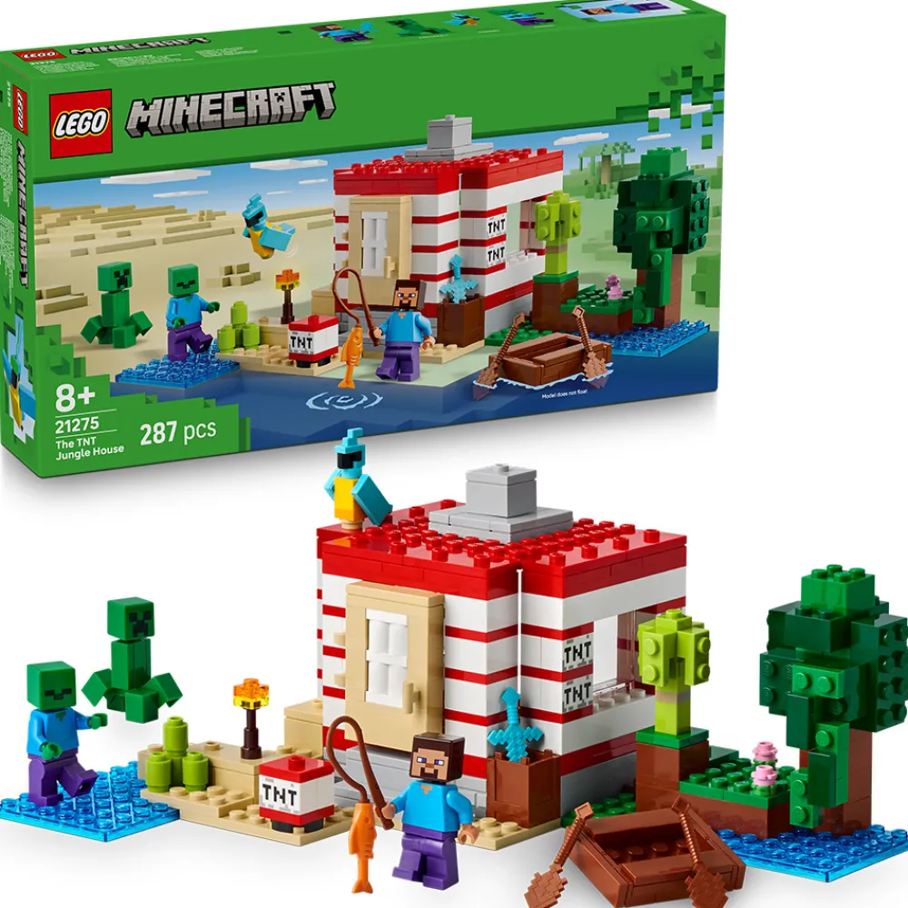 LEGO Lego Minecraft | Lego Nyheter>21275 TNT-jungelhuset